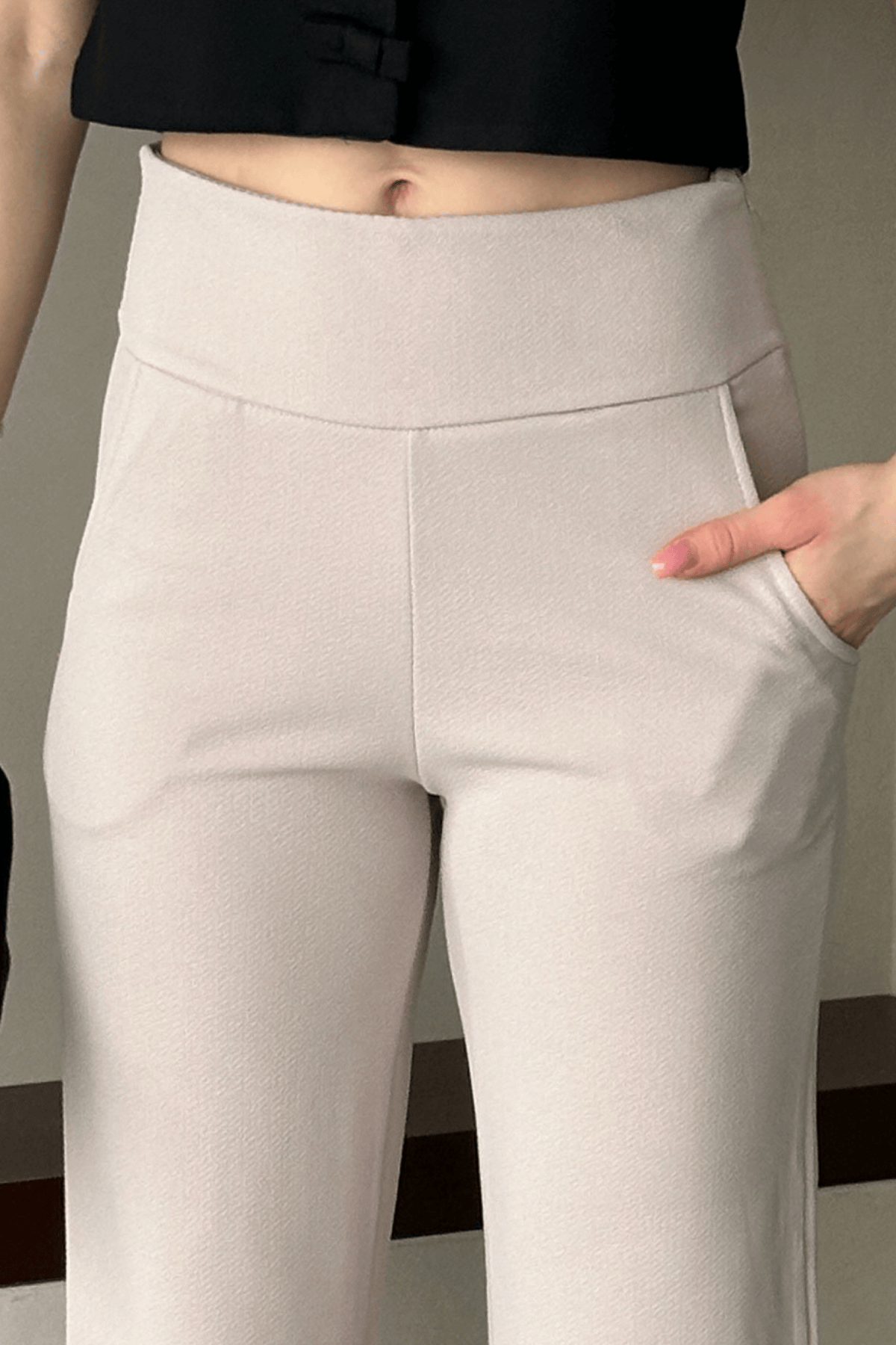 Vetra Bel Korsaj Pantolon - Bej