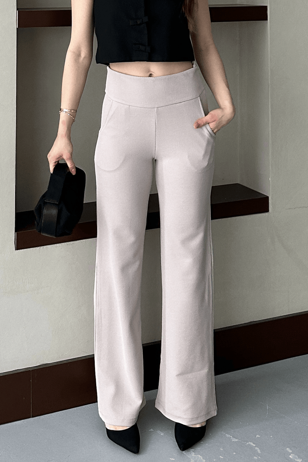 Vetra Bel Korsaj Pantolon - Bej